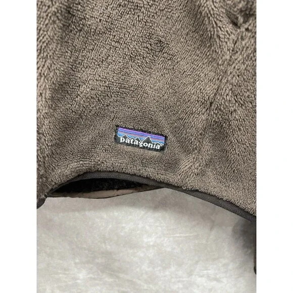 PATAGONIA R2 REGULATOR WOMEN'S BROWN FULL ZIP FLEECE JACKET LARGE VINTAGE
